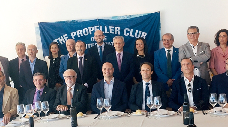 Pedro Garc&iacute;a, secretario general de ANESCO, particip&oacute; en el almuerzo del Propeller Club de Castell&oacute;n en el que estuvieron profesionales, empresas y responsables de la Comunidad Portuaria y la Autoridad Portuaria de Castell&oacute;n.