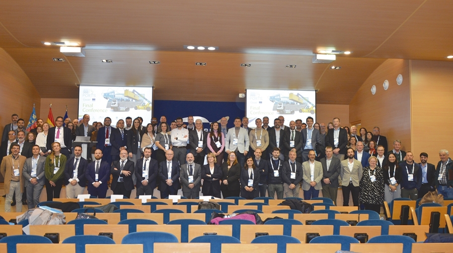 Participantes en la conferencia final del proyecto H2Ports. Foto J.C.P.
