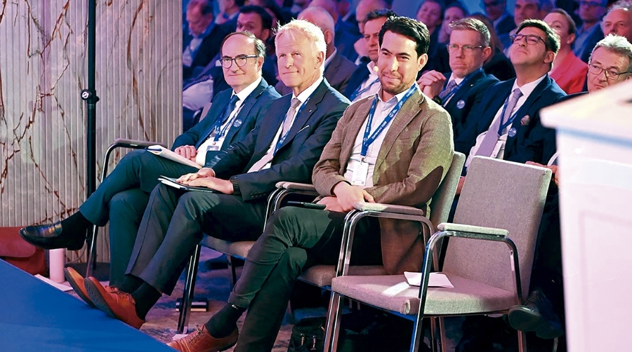 Gerardo Landaluce, primero por la izquierda, participó en la Conferencia 2026 de la ESPO.
