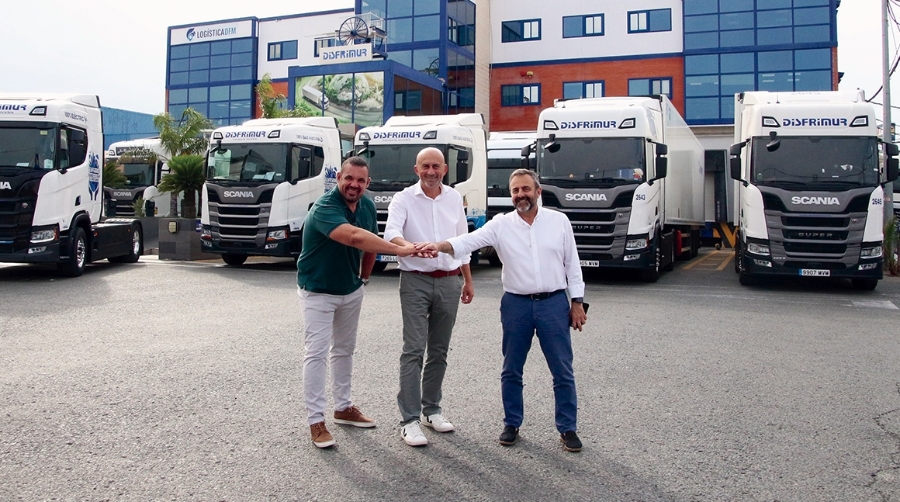 Disfrimur ha decidido integrar en su operativa las cinco tecnologías que Scania ofrece para un transporte por carretera más limpio y eficiente.